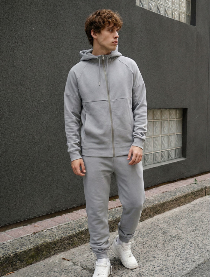 Dres Staff sh zip light gray