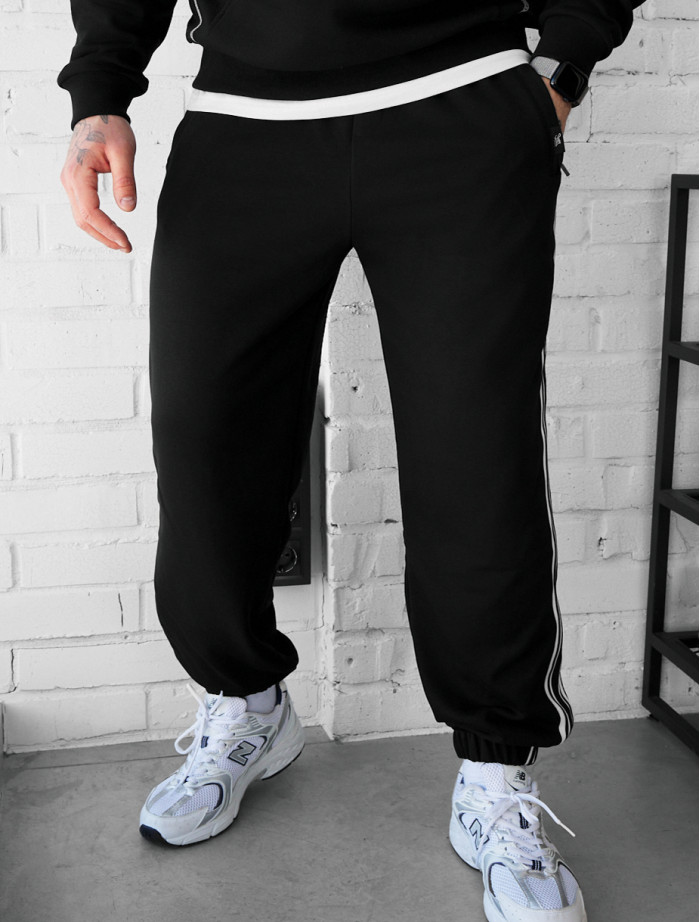 Spodnie Staff un black 2 lampas