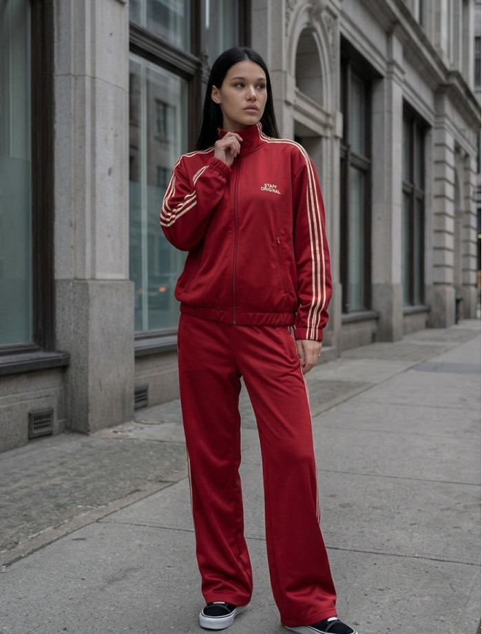 Dres Staff vi red logo zip oversize