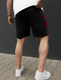 Spodenki Staff lam black & red