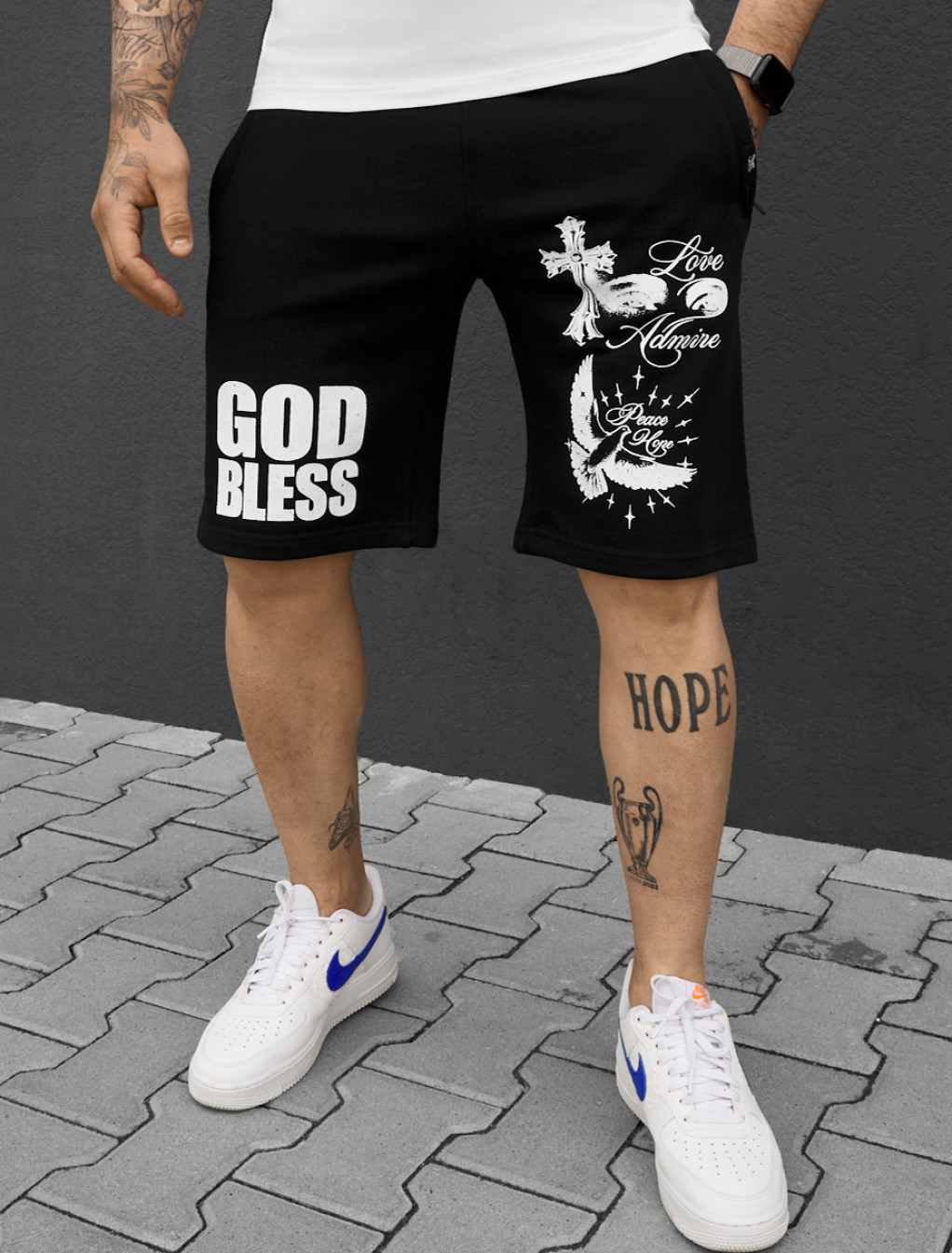 Spodenki Staff God bless