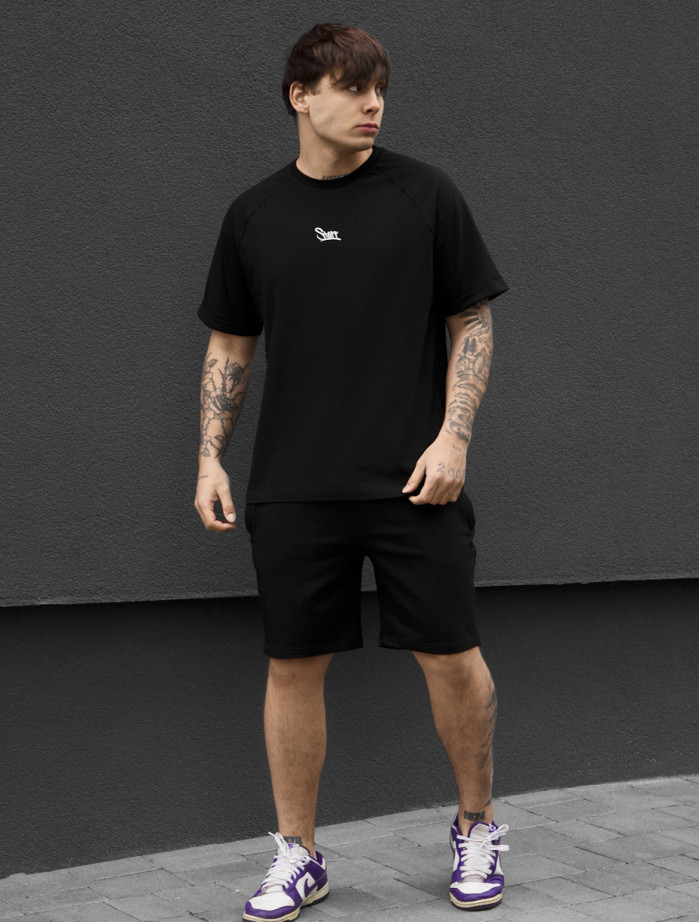Komplet koszulka + spodenki Staff mb logo black