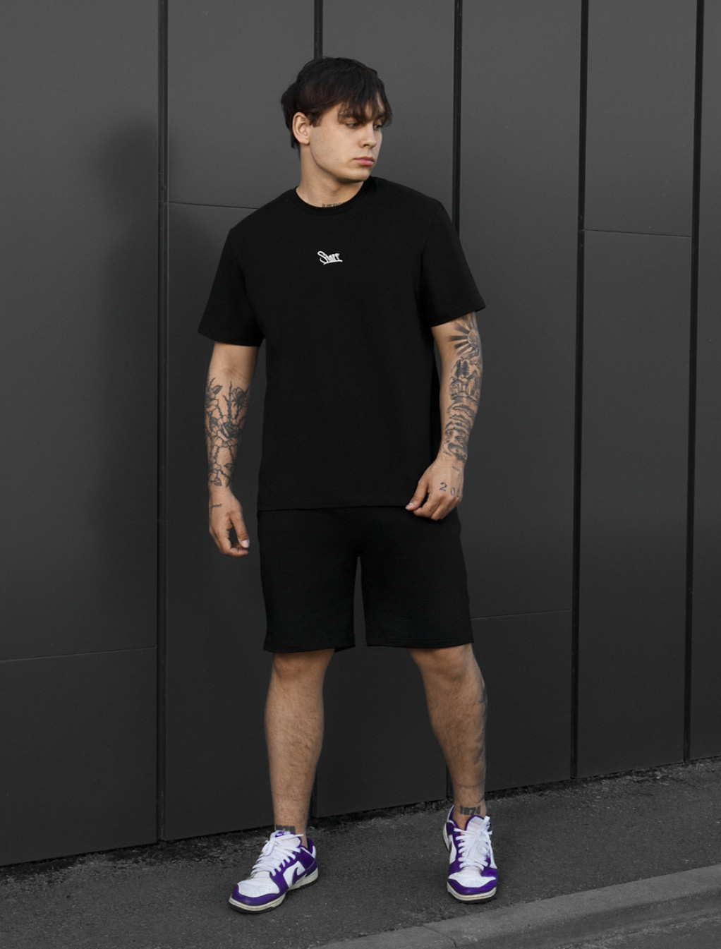 Komplet koszulka + spodenki Staff sp logo black