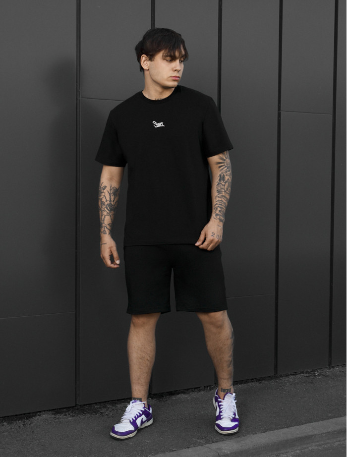 Komplet koszulka + spodenki Staff sp logo black