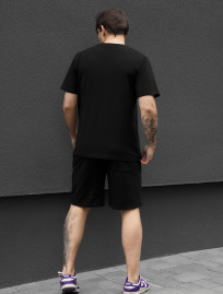 Komplekt koszulka + spodenki Staff reflective logo black