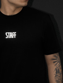 Komplekt koszulka + spodenki Staff reflective logo black