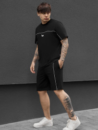 Komplekt koszulka + spodenki Staff oc black reflective