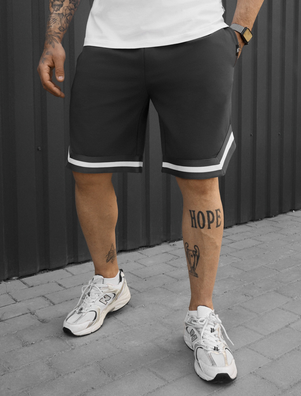 Spodenki Staff tw dark gray