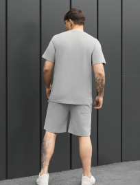 Komplet koszulka + spodenki Staff oc light gray