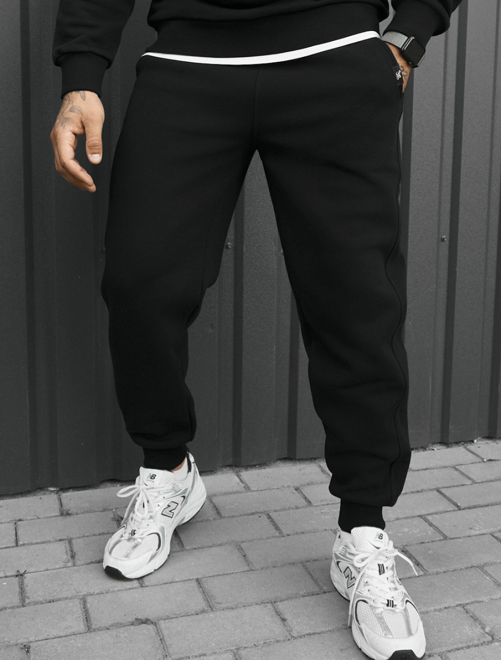 Spodnie dresowe Staff rol black fleece