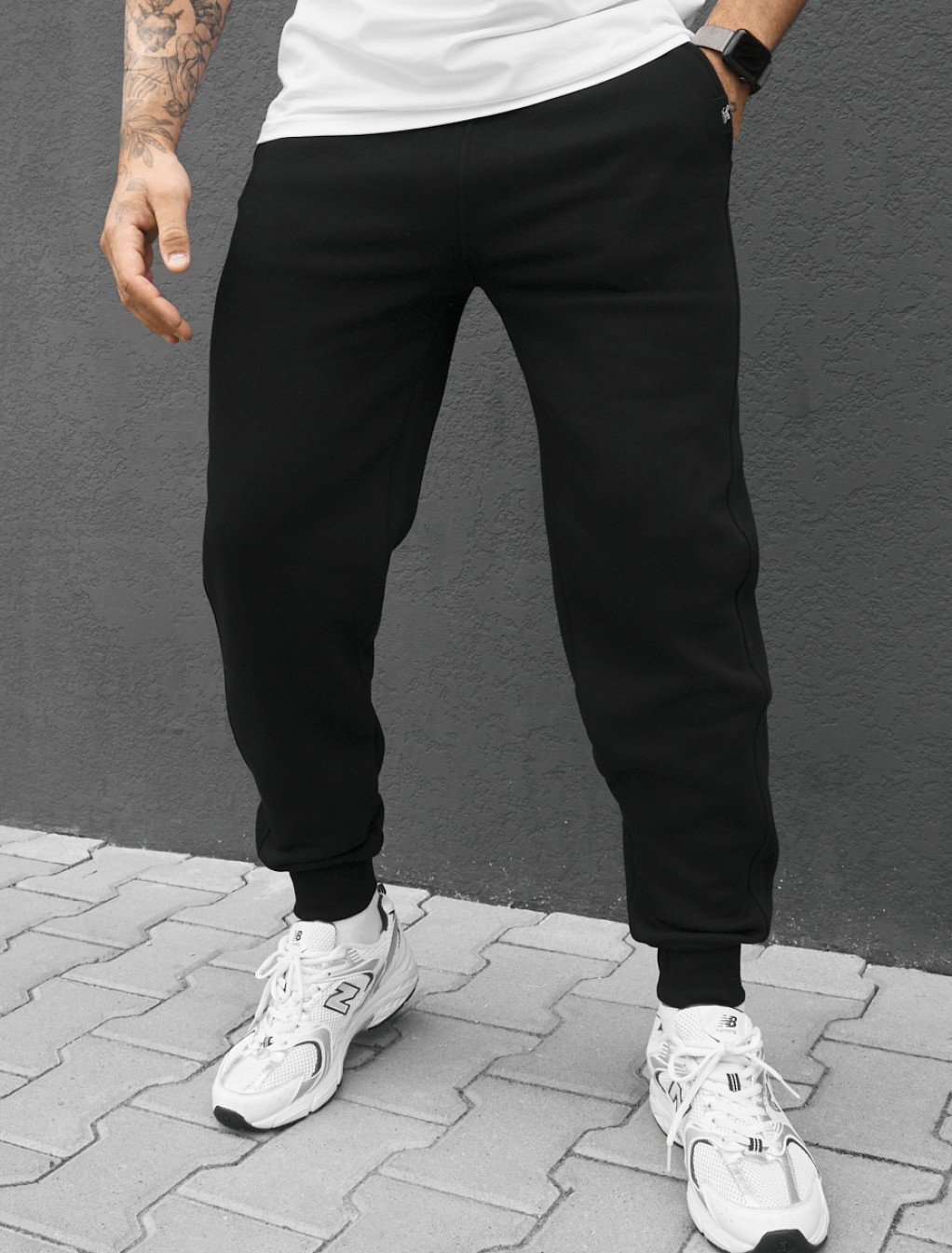 Spodnie dresowe Staff rol black fleece