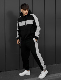 Dres Staff rik black & gray oversize fleece