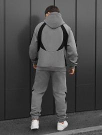 Dres Staff mil gray & black oversize fleece