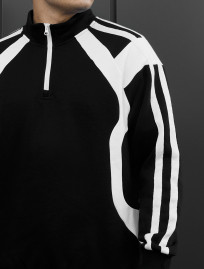 Dres Staff ham black & white fleece