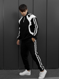 Dres Staff ham black & white fleece