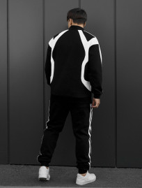 Dres Staff ham black & white fleece