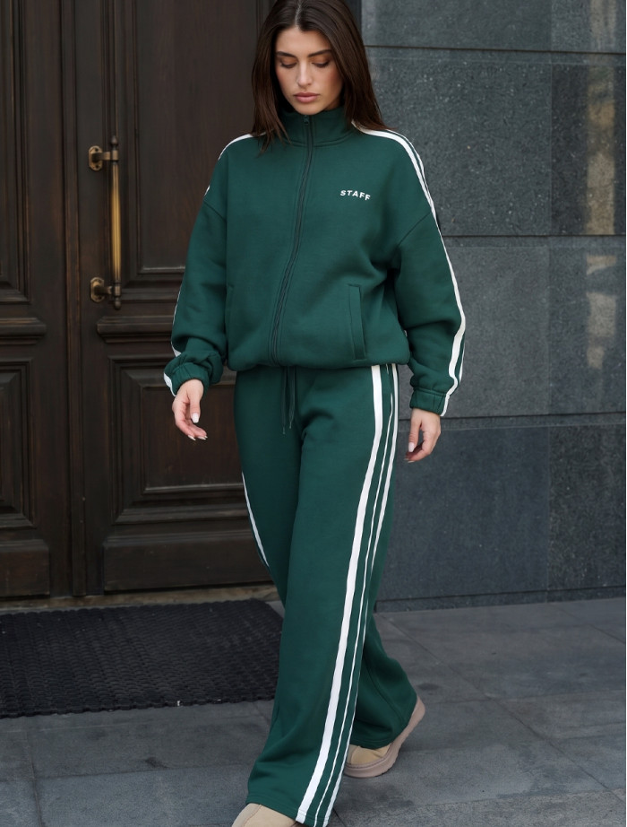 Dres Staff lik green oversize fleece