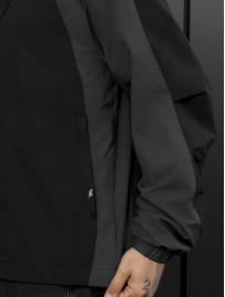 Wiatrówka Staff x Husll si black & gray