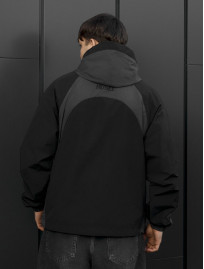 Wiatrówka Staff x Husll si black & gray