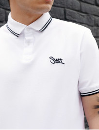 Koszulka polo Staff white logo