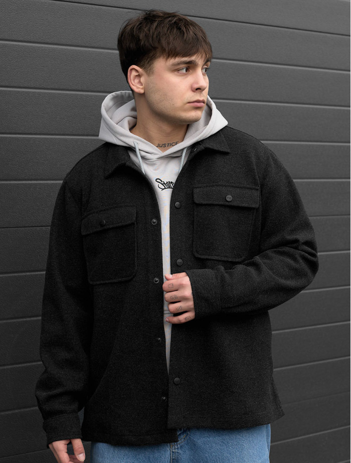 Kurtka-koszula Staff black graphite