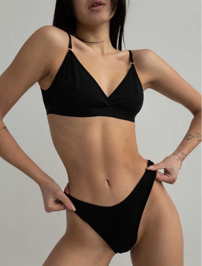 Top damski Staff att black