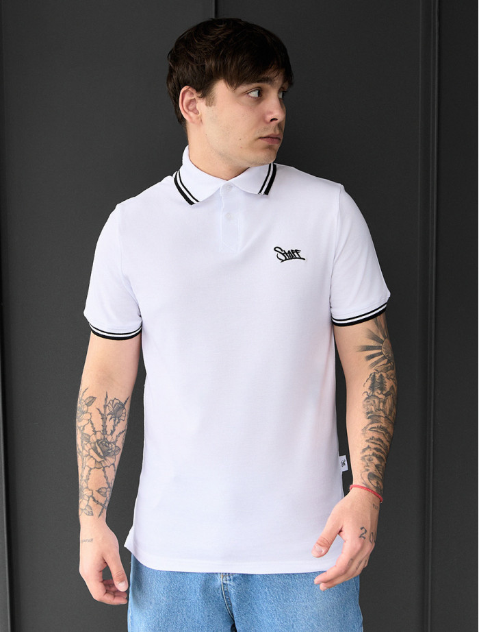 Polo Staff white logo