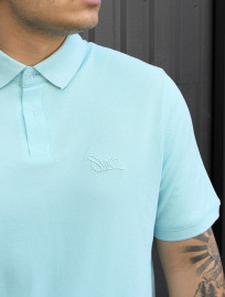 Polo Staff light blue logo