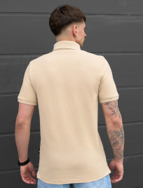 Polo Staff beige logo