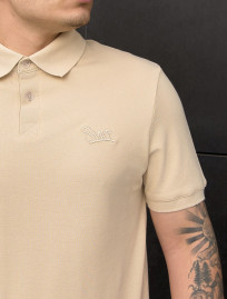 Polo Staff beige logo