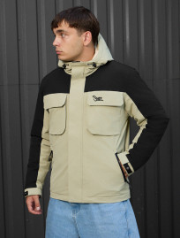 Kurtka Staff quor black & light olive