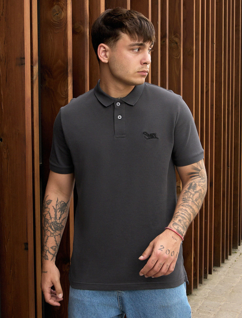 Polo Staff dark gray logo