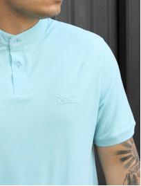 Polo Staff lw light blue logo