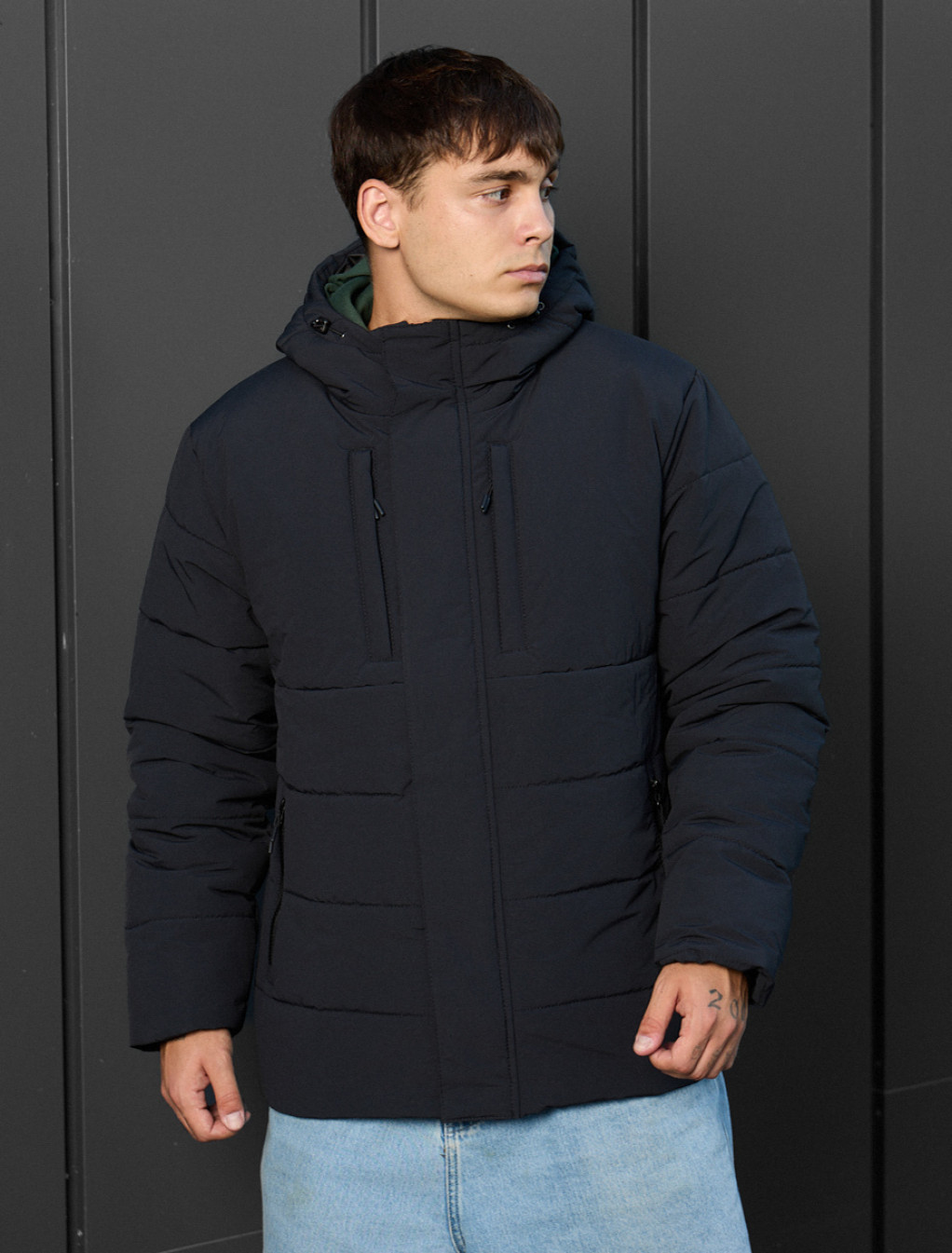 Kurtka zimowa Staff styn dark gray