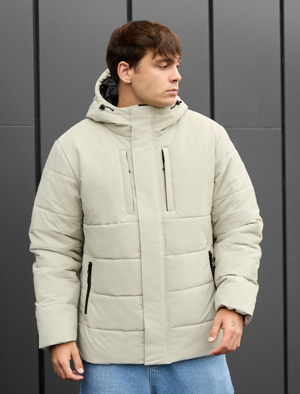 Kurtka zimowa Staff styn light olive