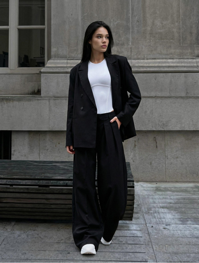 Spodnie Staff ren black