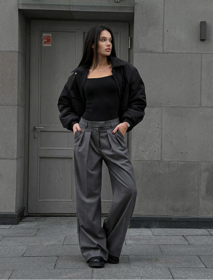 Spodnie Staff ren gray