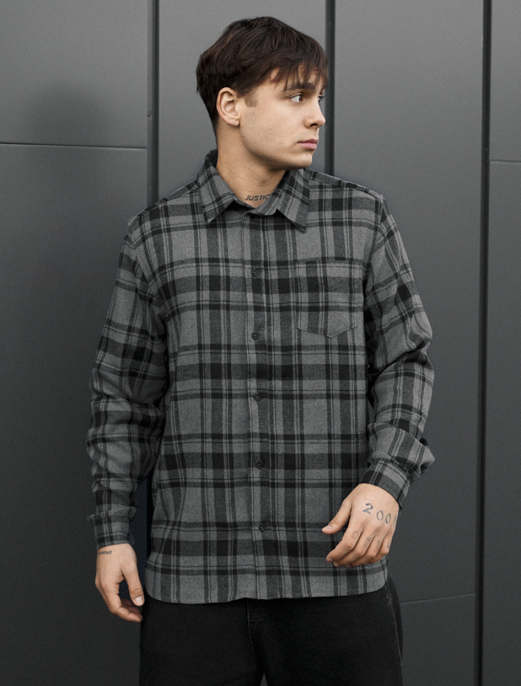 Koszula Staff ed black & gray