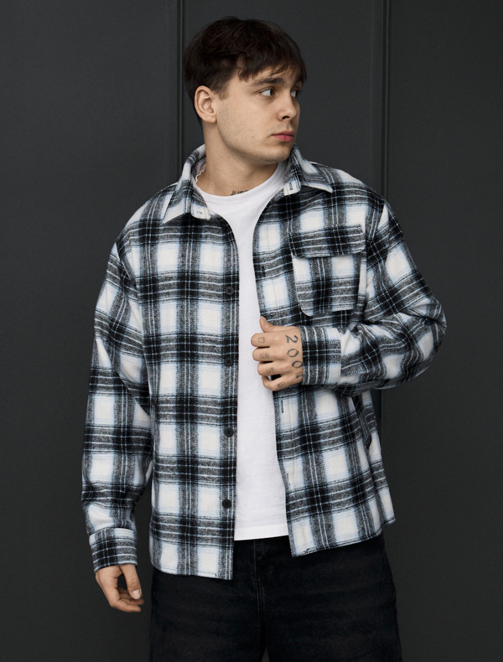 Kurtka-koszula ero black & white