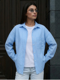 Koszula damska Staff ama light blue stripes