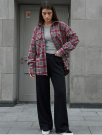 Koszula Staff mar gray & bordo