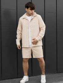 Komplet koszula + spodenki Staff mis beige