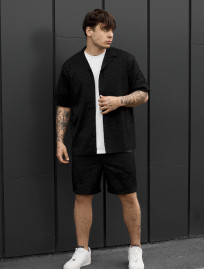 Komplet koszula + spodenki Staff li black