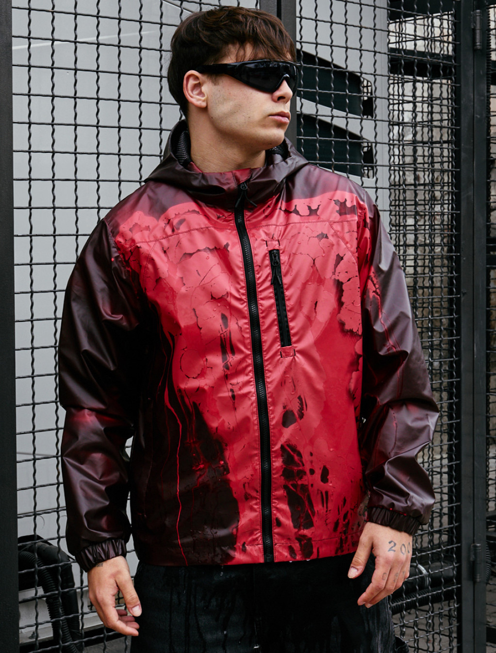 Wiatrówka Staff thermochromic dark marsala