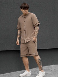 Komplet koszula + spodenki  Staff kla light brown