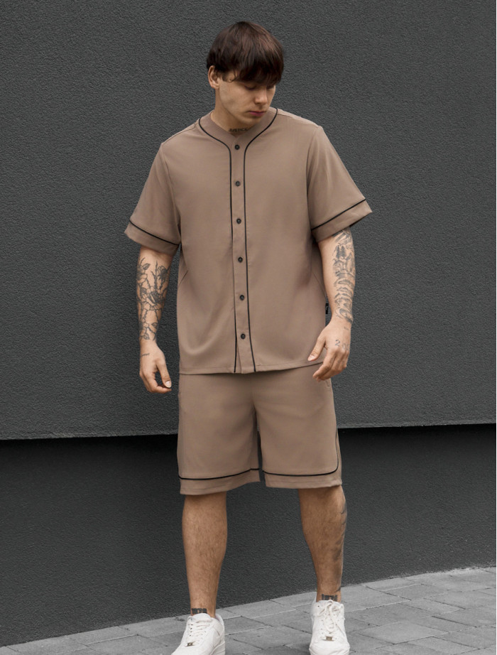 Komplet koszula + spodenki  Staff kla light brown