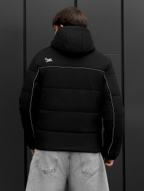 Kurtka Staff logo black reflective
