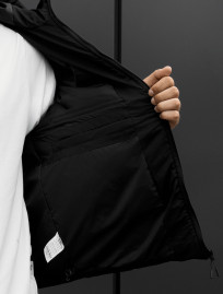 Kurtka Staff logo black reflective