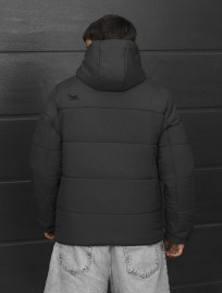 Kurtka przejściowa Staff logo dark gray reflective