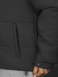 Kurtka przejściowa Staff logo dark gray reflective